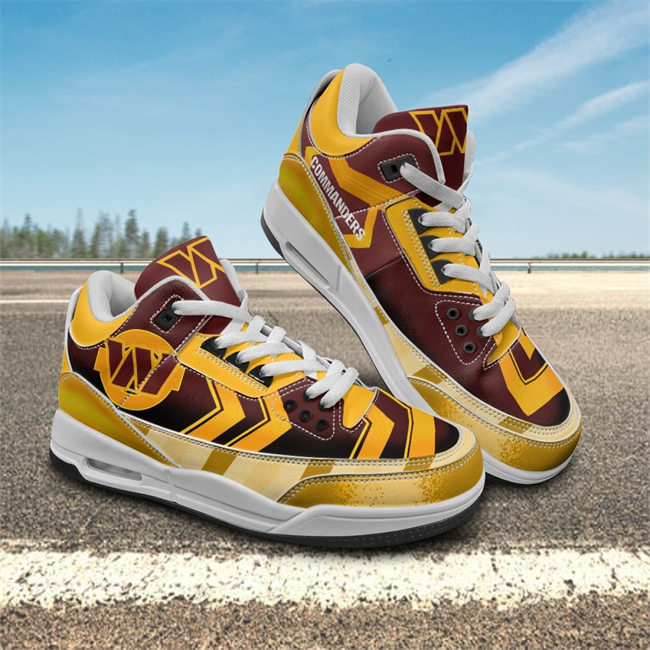 Women's Washington Commanders Air Jordan 3 Sneakers/Shoes 001